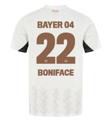 Bayer Leverkusen Victor Boniface #22 Bortatröja 2024-25 Kortärmad